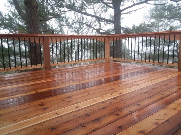 Cedar Deck Repair in Huntington Beach